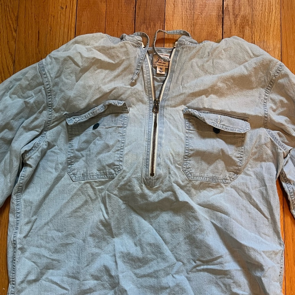 Spring J Crew denim sweater